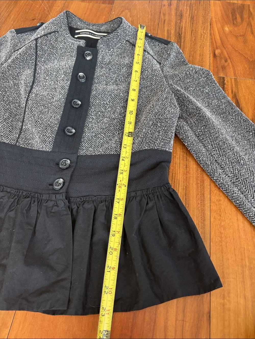 Anthropologie military style jacket